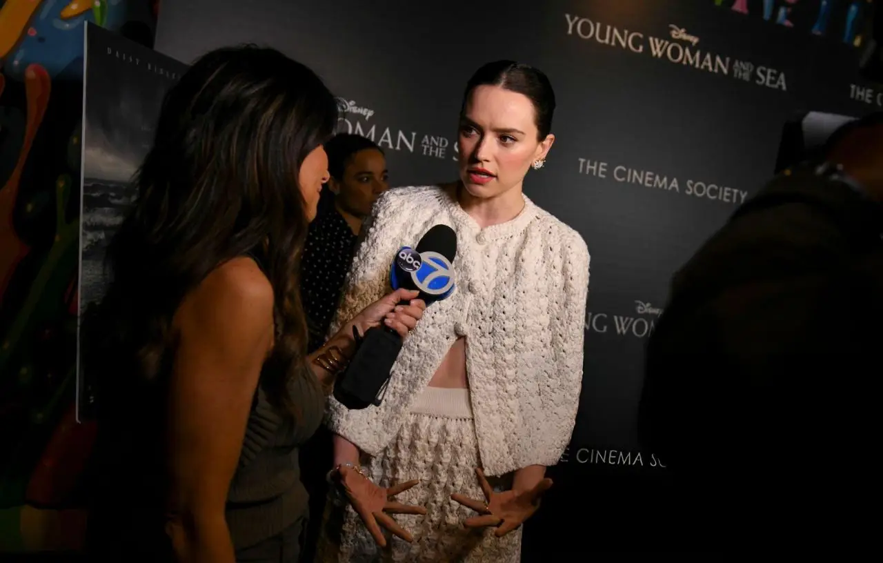 Daisy Ridley at Young Woman and the Sea Special Screening in New York2